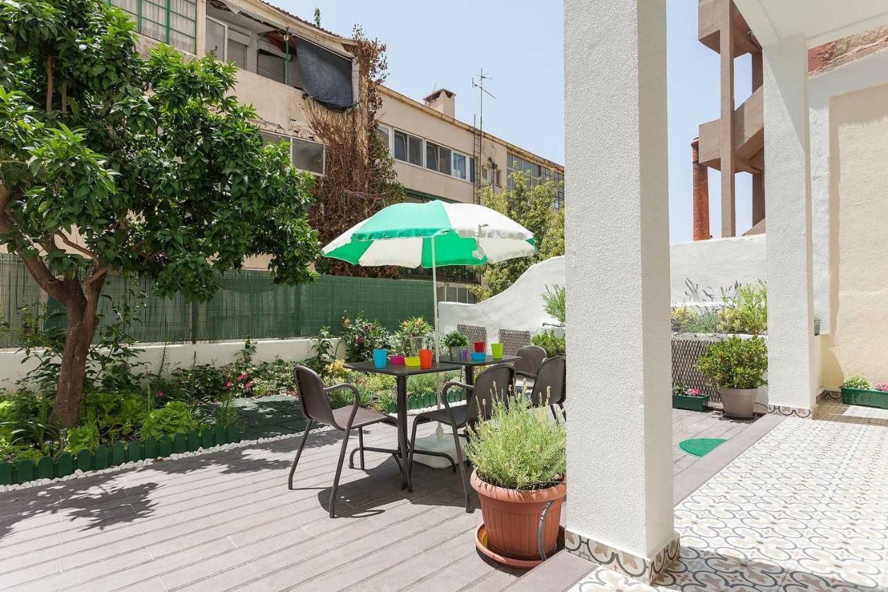 Sunny Orange Garden Apartment In Central Lisboa Exteriér fotografie
