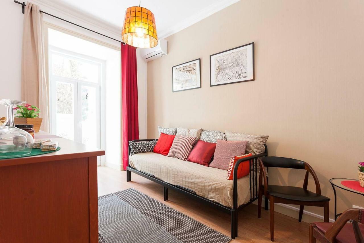 Sunny Orange Garden Apartment In Central Lisboa Exteriér fotografie